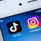 An Iphone screen displaying the icons for TikTok and Instagram apps